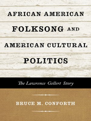 cover image of African American Folksong and American Cultural Politics